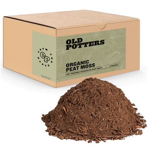 Old Potters Organic Peat Moss, 20 Quarts – 100% Sphagnum Peat Moss ...