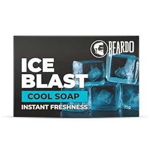 Buy Beardo Ice Blast Soap For Men 75G | Cooling Mint effect | Instant ...