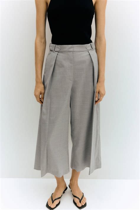 Tailored culottes - Grey - Ladies | H&M IN