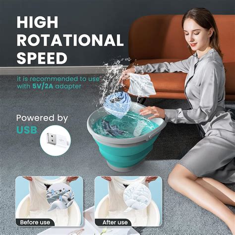 Buy Portable Washing Machine, Mini Washing Machine with 10L Foldable ...