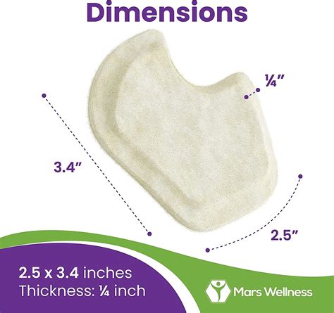 Premium 1/4 Thick Adhesive Felt Sesamoiditis Pads for Ball of Feet Pain - 12 Pieces (Right Foot ...