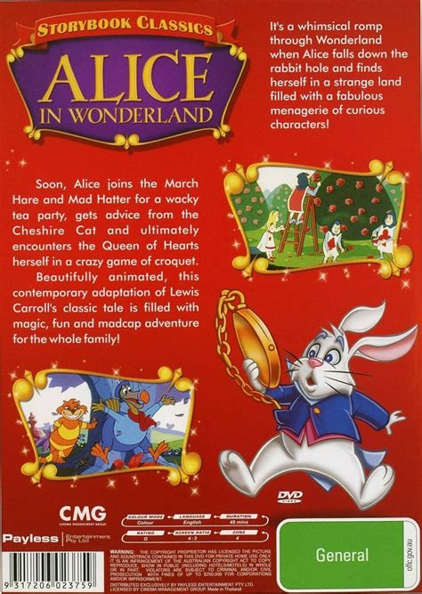 Alice In Wonderland: Storybook Classics Animated -Kids DVD New Region 4 ...