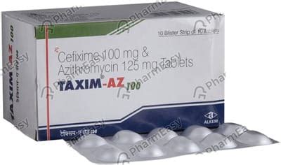 Taxim Az 100mg Tablets: Uses, Side Effects, Price & Dosage | PharmEasy