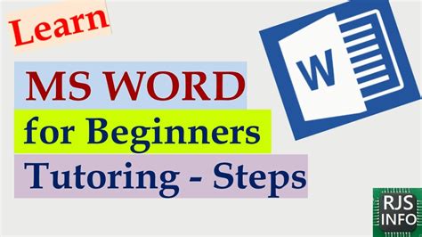 Word Tutorials for Beginners 的图像结果
