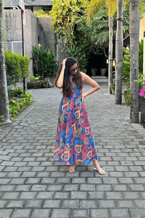 Ikat Print Linen Dress – Label Roon