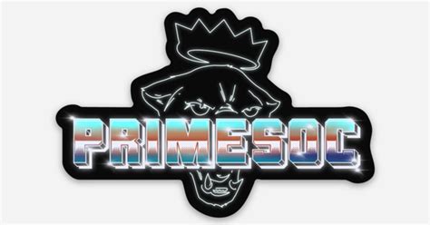 PRIMESOC by Prime Society | Die cut stickers | Sticker Mule India