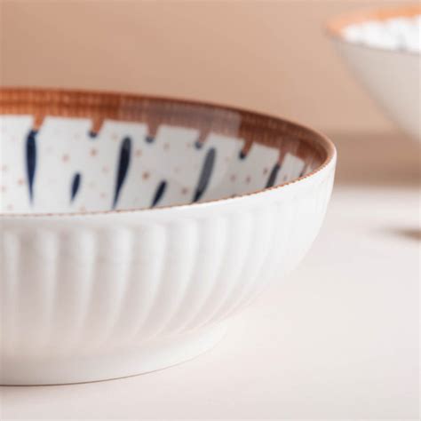 Dewdrop Ceramic Serving Bowl 9 Inch 1 L Online - Premium Serving Bowl ...