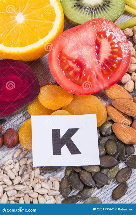 Healthy Eating Containing Natural Potassium, Vitamin K, Minerals and ...