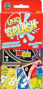 Mattel Games Kid Uno Splash Card Game : Amazon.in: Toys & Games
