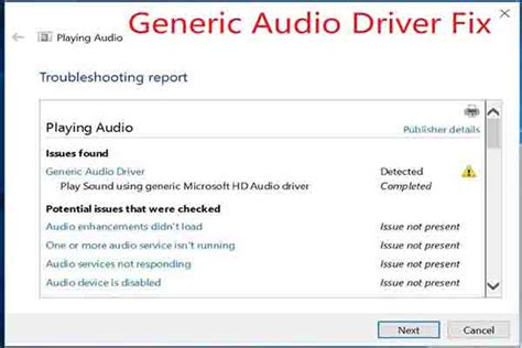 Image result for Generic Audio Driver