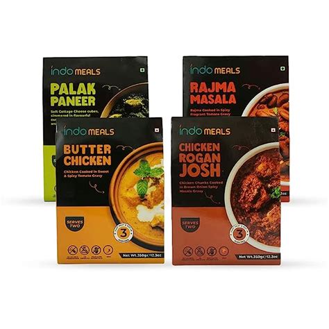 Indomeals Ready to Eat Non Veg Combo of 350 GMS Each ( Butter Chicken ...