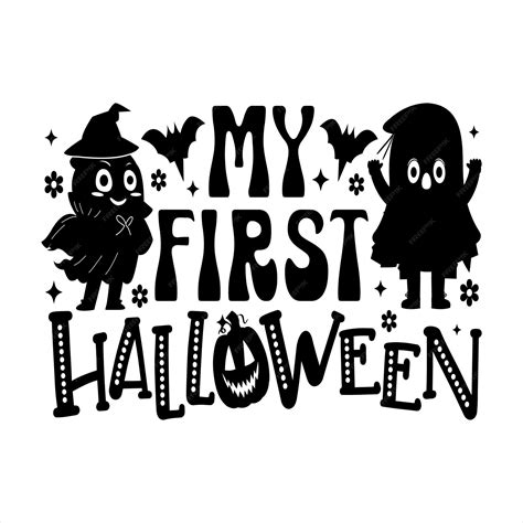 Premium Vector | My first halloween