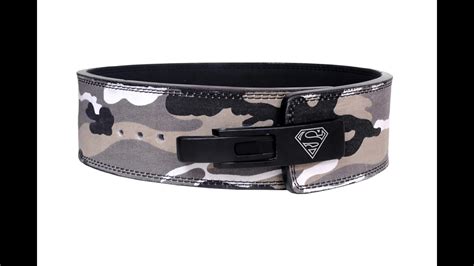 High Quality Custom Logo Leather Weight Lifting Belt In Camouflage ...