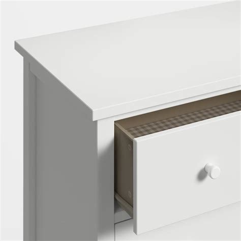 GULLABERG chest of 3 drawers, white/anchor/unlock-function, 99x48x100 ...