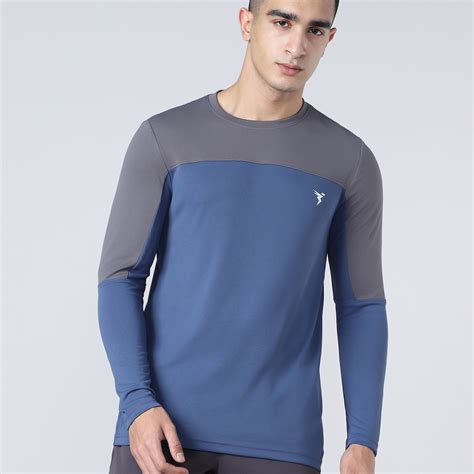 Men Slim Fit Crew Neck T-shirt with Techno Cool+