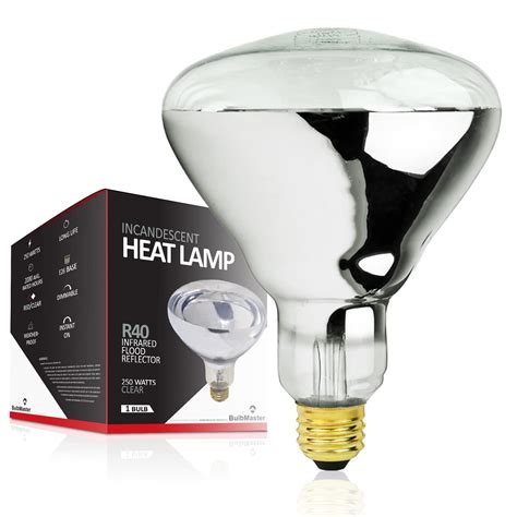 Snapklik.com : 250 Watt Heat Lamp Bulb For Bathroom R40 Incandescent ...