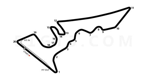 Circuit of the Americas - HD Track Map, Racing Calendar, Lap Times ...