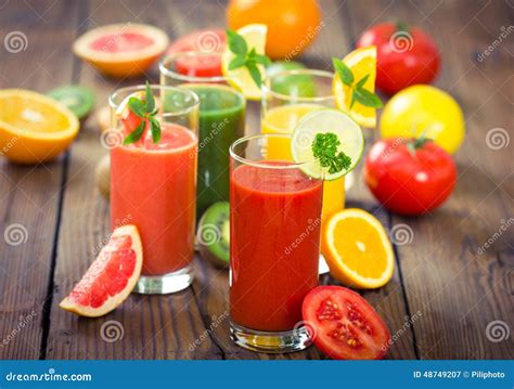 Healthy Fruits and Vegetables Smoothies Stock Image - Image of ...