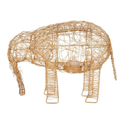 Buy Quace Iron Nordic Hanging Candle Holder (Elephant)… Online at Low ...