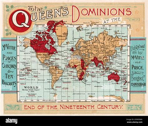 Map of the british empire hi-res stock photography and images - Alamy