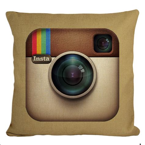Buy STITCHNEST Jute Instagram Digitally Printed Cushion Cover - 12"x12 ...