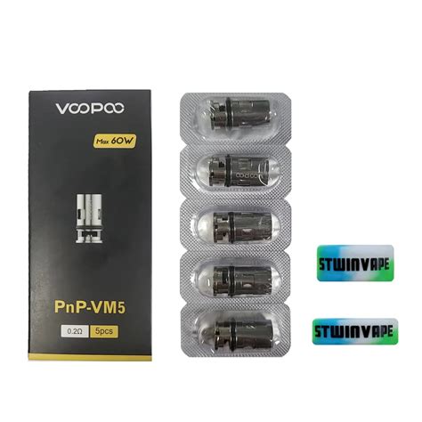 Buy VOPOOfor VooPoo PNP Coils VM5 Drag S X Max Mod PnP X Mtl Pod Tank ...