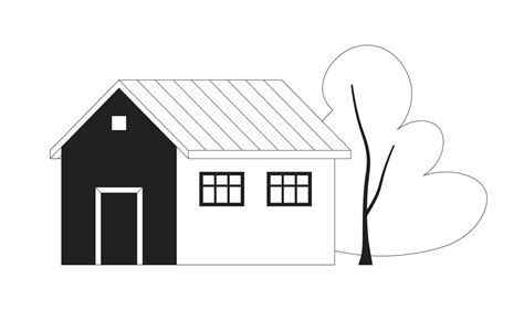 Houses Clipart Black And White
