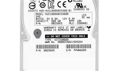 Hitachi 600GB 10K RPM SAS 2.5 Inch Hard Disk 0B25665