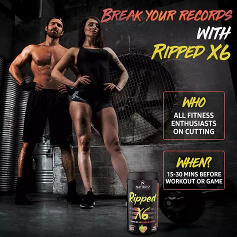 Buy Ripped X6 Pre Workout With Highest 24 Nutrients – Naturyz