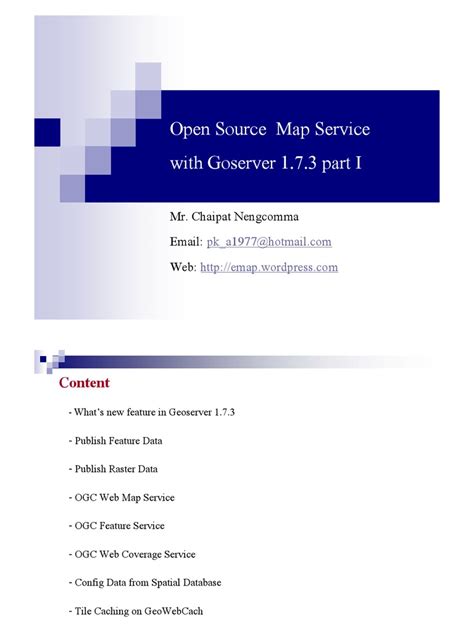 Image result for GeoServer Tutorial