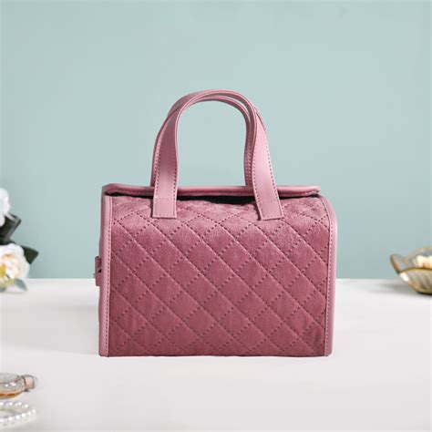 Roll Up Pink Vanity Makeup Pouch Online - Premium Vanity Pouch | Nestasia