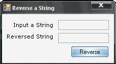 Image result for Visual Basic Code for Reversing String