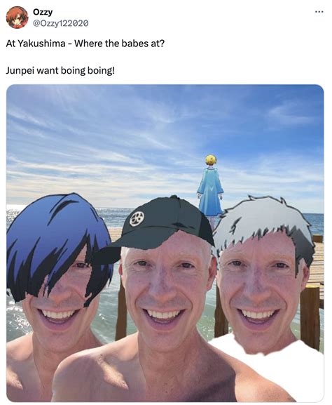 At Yakushima - Where the babes at? Junpei want boing boing! | Cocky ...