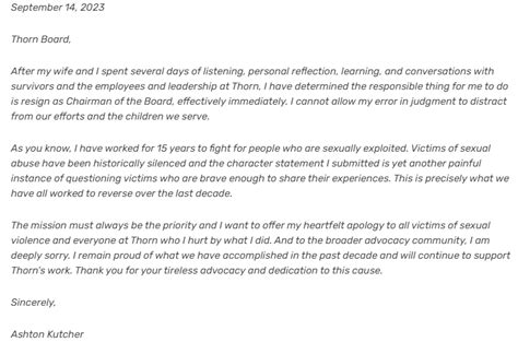 Ashton Kutcher Resigns As Chairman Of Thorn Over Danny Masterson ...