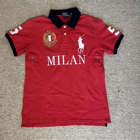 Ralph Lauren Milan Polo Big Pony Polo Rare... - Depop