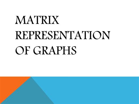 Matrix Representation 的图像结果