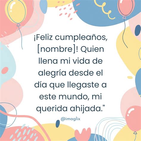 Frases de Cumpleaños para tu Ahijada – 60+ Mensajes Emotivos y ...