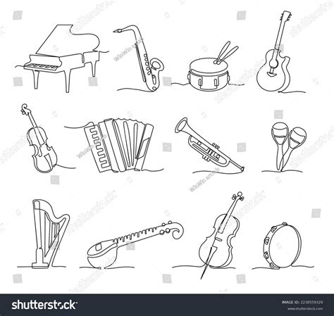 How to Draw Musical Instruments 的图像结果