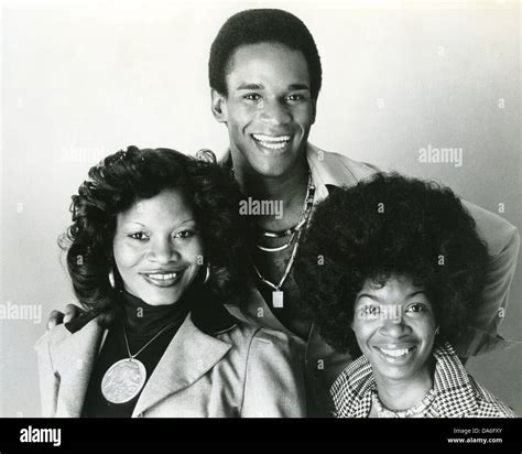 FAITH HOPE AND CHARITY Promotional photo of US disco group about 1975 ...