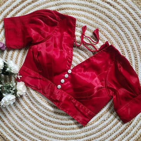 Fab Organza 2 Silk Pleated Designer Blouse Collection