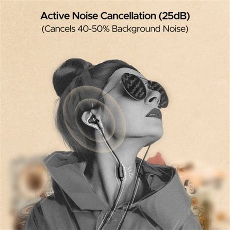 boAt Bassheads 122 ANC w/ Active Noise Cancellation, Type-c Interface ...