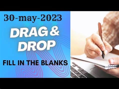 PTE reading fill in the blanks practice -- Drag and Drop Video Lecture ...