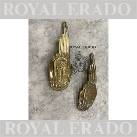 Tank monogram in solid brass for Royal Enfield Standard Electra vintag ...