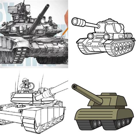 Image result for Tank Drawing Easy