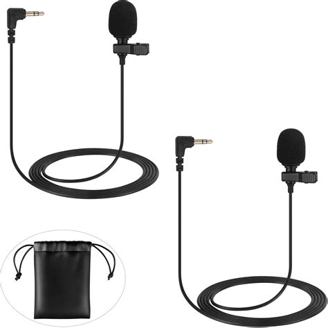 Amazon.com: 2-Pack Lavalier Microphone Compatible with DJI MIC 2, RODE ...