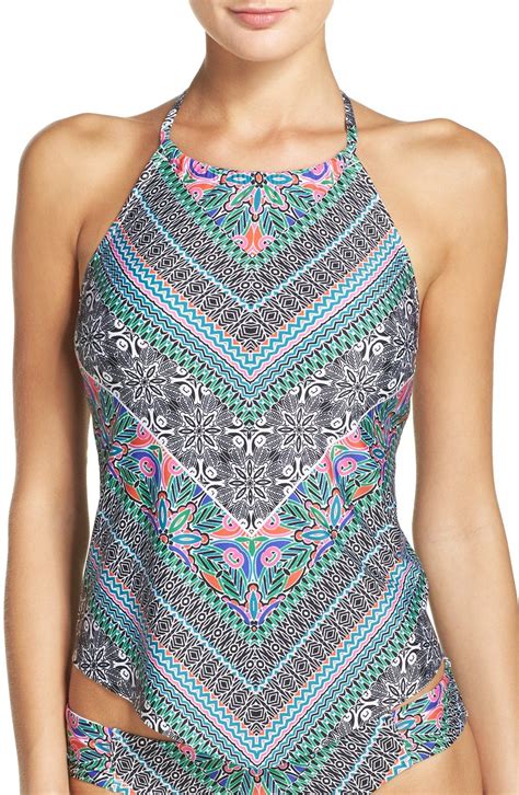 High Neck Lace Tankini at Dennis Raleigh blog