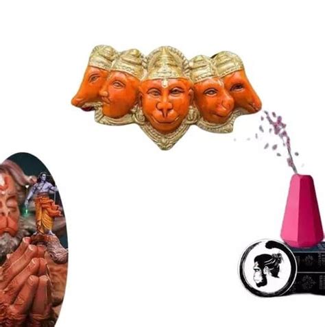 Buy Polyresin Panchmukhi Hanuman Ji Murti Statue for Pooja | Hanuman Ji ...