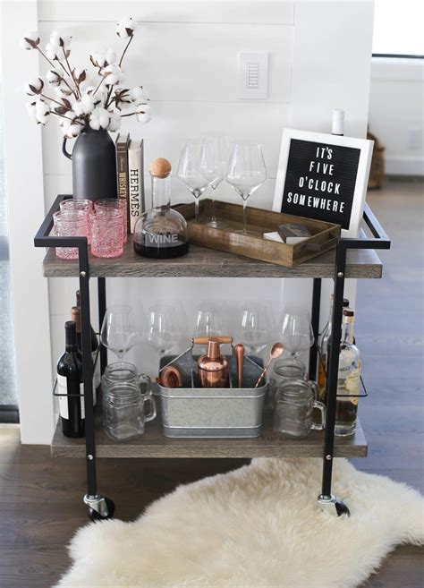 Bar Cart Decor Inspo at Katherine Grayson blog