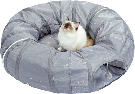 PAWZ Road Cat Tunnel, Cat Tunnel Bed with Central | Ubuy India