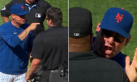 Moment furious Mets manager ERUPTS at MLB officials before getting ...